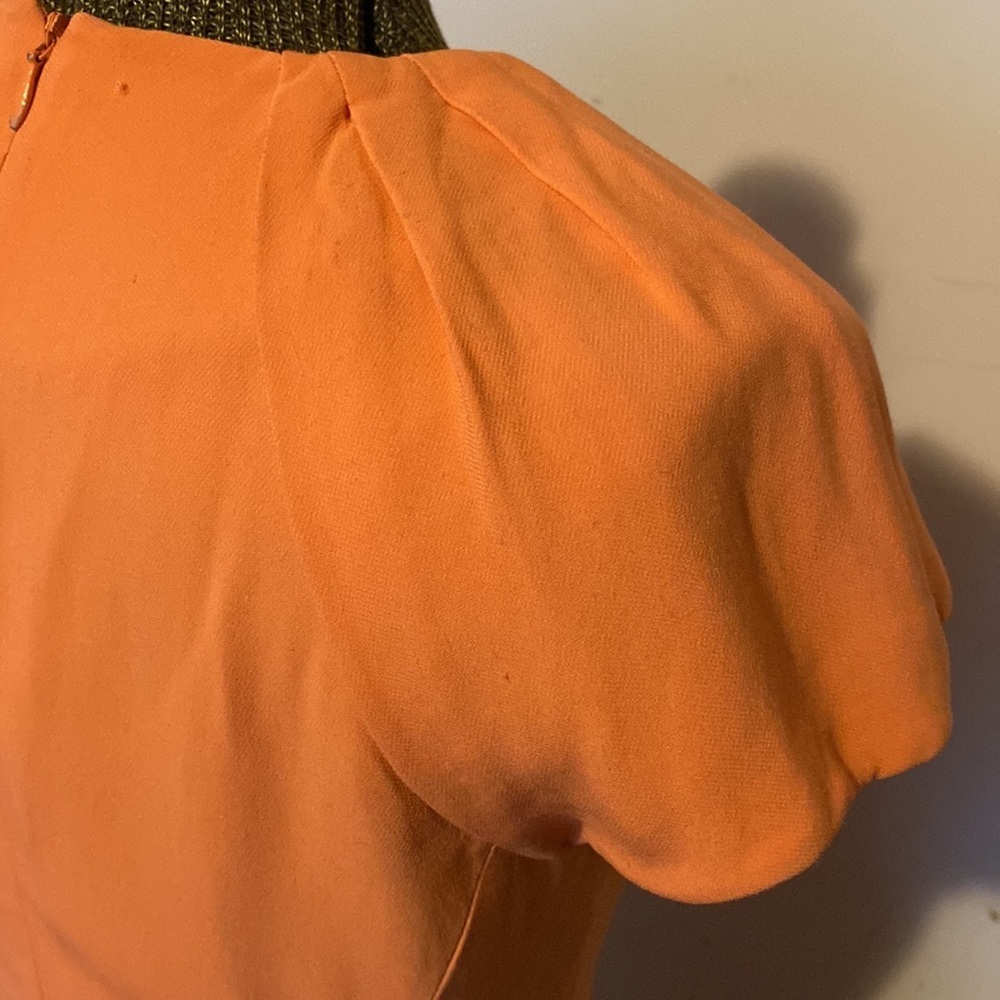 VIKTOR & ROLF ORANGE MIDI DRESS SMALL - Picture 11 of 16